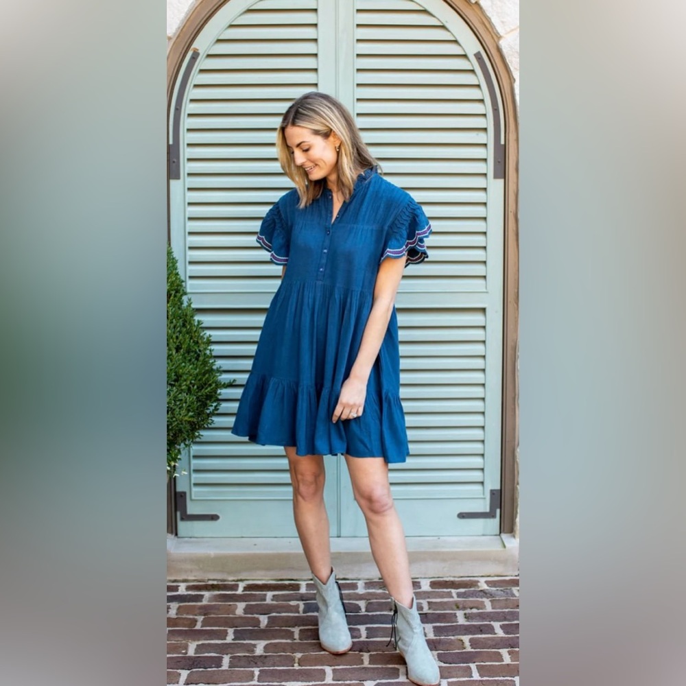 Baybala Gemma Dress in Marine